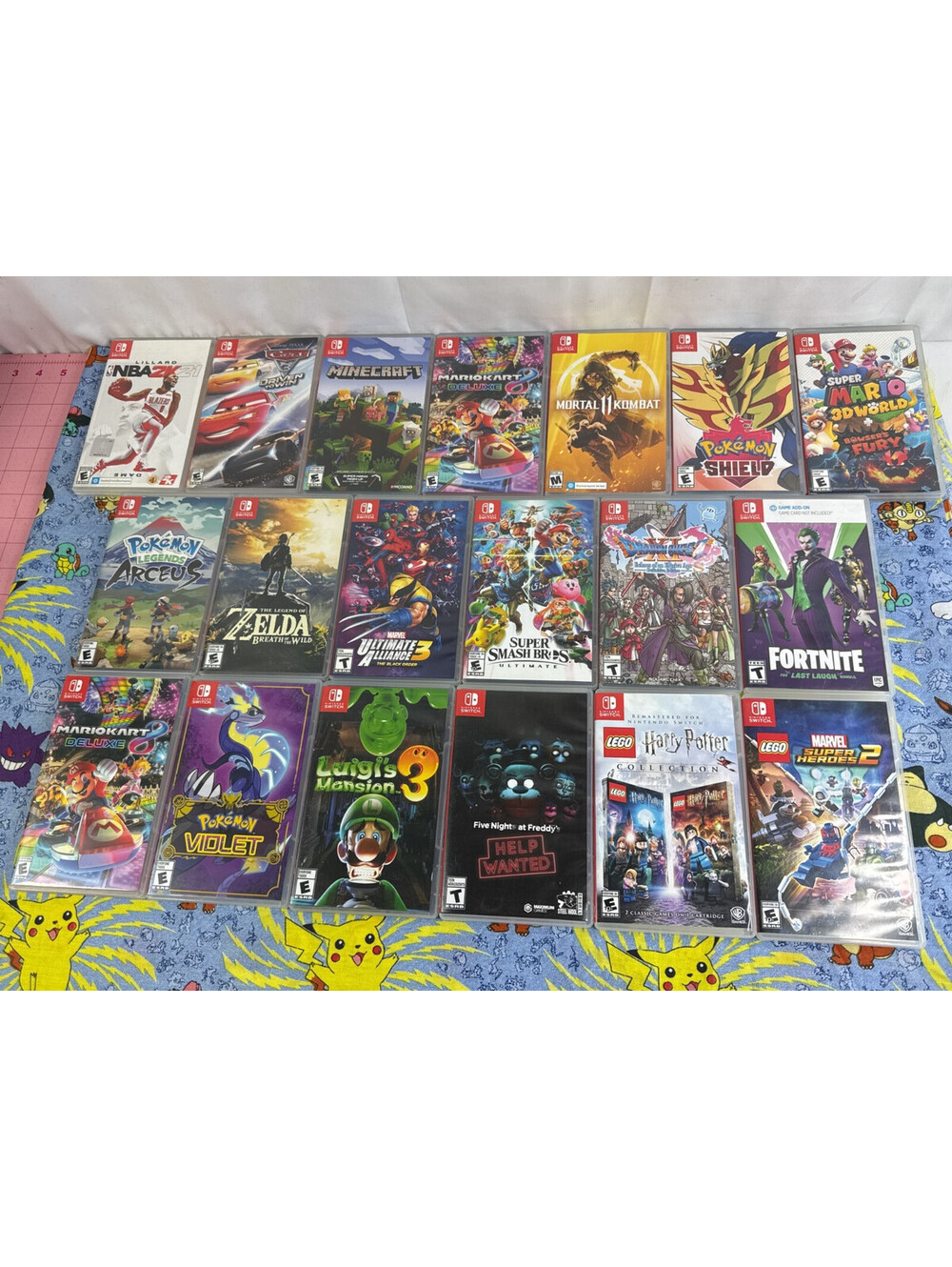 Nintendo Switch Game Cases Only Lot of 19-Empty No Games